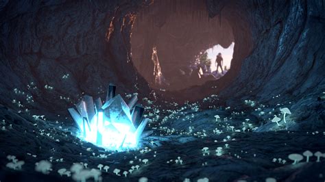 Image Result For Gems In Rock Cave Crystal Illustration Glow Rock