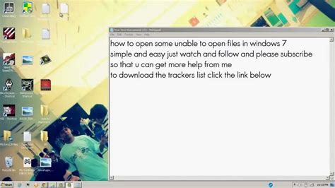 How To Open Unable To Open Files On Windows 7 Youtube