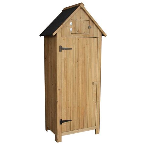 Garden 3 Ft W X 2 Ft D Solid Wood Tool Shed Outdoor Garden Storage