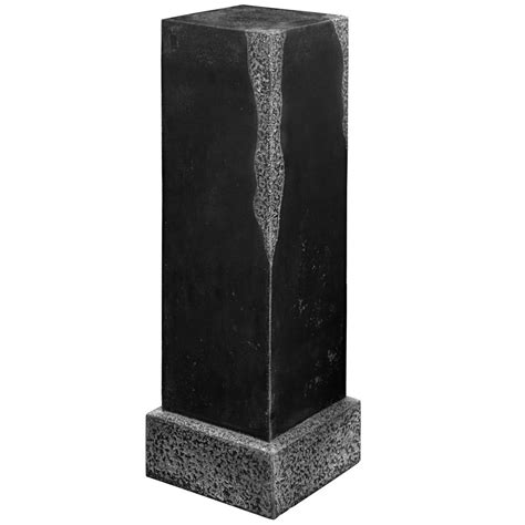 Black Granite Pedestal By Karl Springer For Sale At 1stdibs