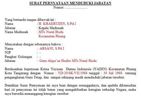 Selain telepon dan handphone, ternyata menulis surat pribadi masih orang gunakan sebagai sarana saling bertukar kabar, keberadaannya masih sangat diperlukan di era digital sekarang ini. Contoh SPMJ SURAT PERNYATAAN MENDUDUKI JABATAN