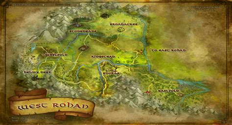 Filewest Rohan Map Lotro