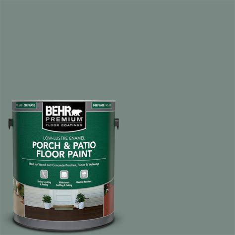 Behr Premium 1 Gal Ppu12 16 Juniper Ash Low Lustre Enamel Interior