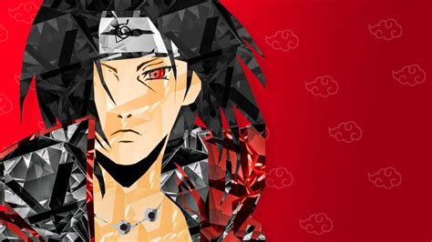 Uchiha Itachi Digital Art Naruto Shippuuden Manga Wallpaper Anime