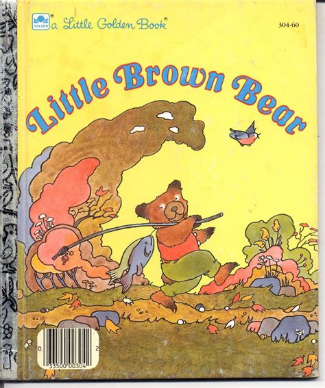 A Little Golden Book Little Brown Bear Childrens Hardback Book 1985