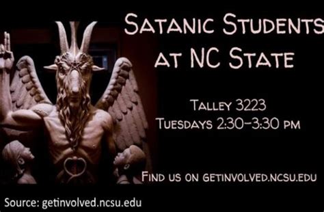 Students Launch Satanic Club At Nc State The College Fix