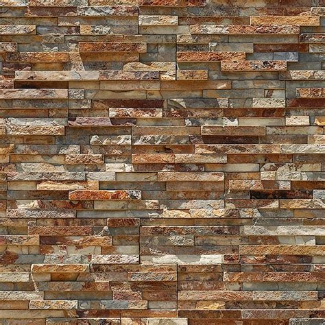 Stone Texture 012 Stacked Veneer Wall Square Texture