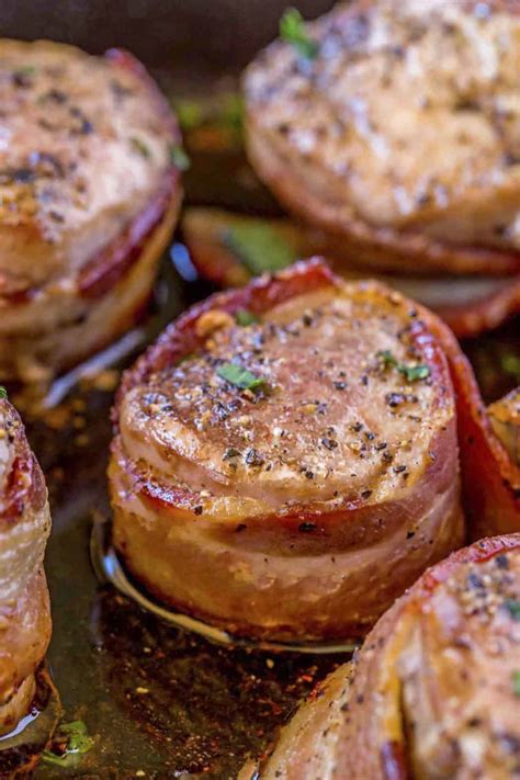 Christmas pork tenderloin recipe epicurious com / this elegant and impressive, oven roasted dish is a classic entree for christmas dinner or makes a great appetizer for a holiday or new year's eve party. Bacon Wrapped Pork Medallions - Dinner, then Dessert