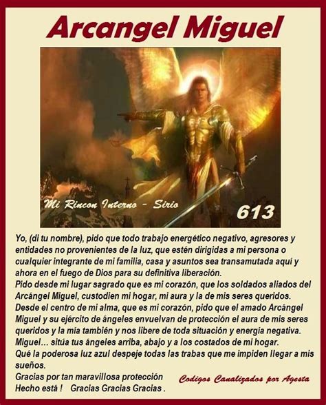 Arcangel Miguel Codigo Sagrado 613 Codigos Sagrados De Sanacion