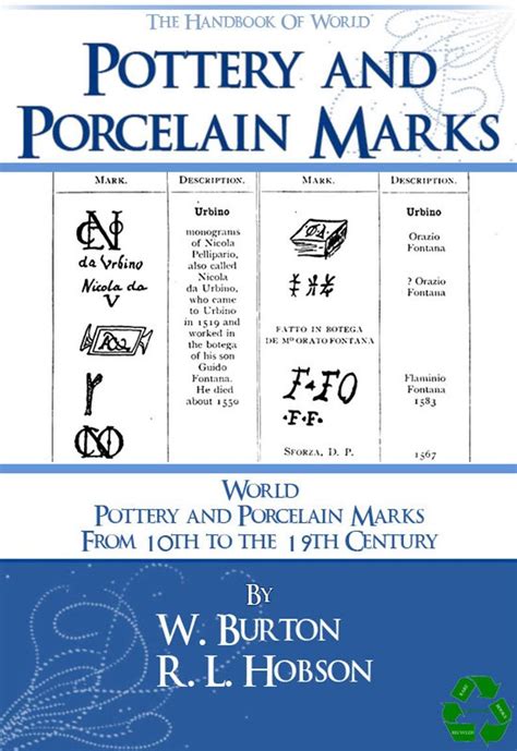 The Handbook Of World Pottery And Porcelain Marks Thc To Etsy Artofit