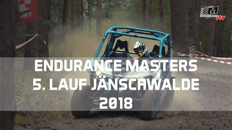 5 Lauf Endurance Masters Jänschwalde 2018 YouTube