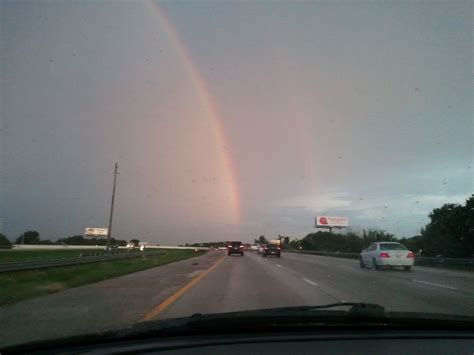 Double Rainbow Over 75 In Tampabrandon Tampa Bay Area Tampa Bay Tampa