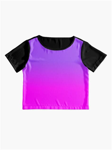 Neon Purple And Hot Pink Ombre Shade Color Fade Graphic T Shirt By