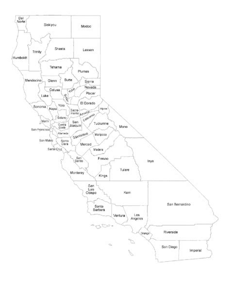 California Map Template 8 Free Templates In Pdf Word Excel Download