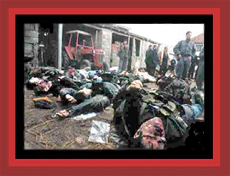 Neće narod, narod kaže, ma ne, celo kosovo treba da ostane ovako, treba nam granica na jarinju i brnjaku, ako narod tako kaže, šta. Serbia genocide in Kosovo