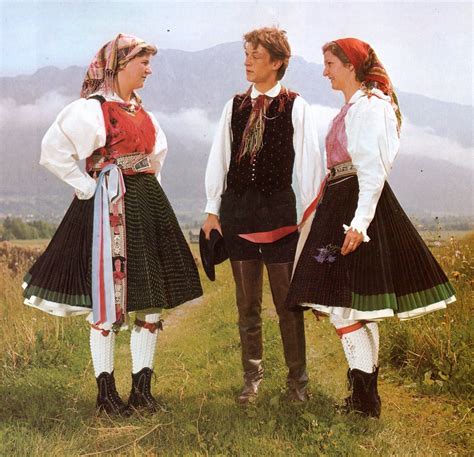 Slovenian Austrian Costume Of Ziljska Dolina Or Gailtal Carinthia