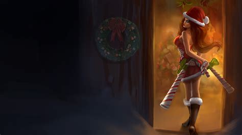 Candy Cane Miss Fortune Lolwallpapers