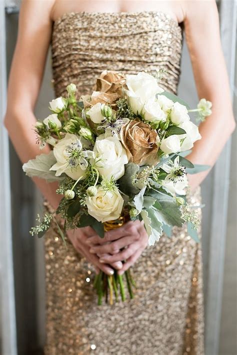 Gold Wedding Flowers
