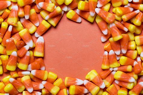 Halloween Candy Corn Background Holiday Photos Creative Market