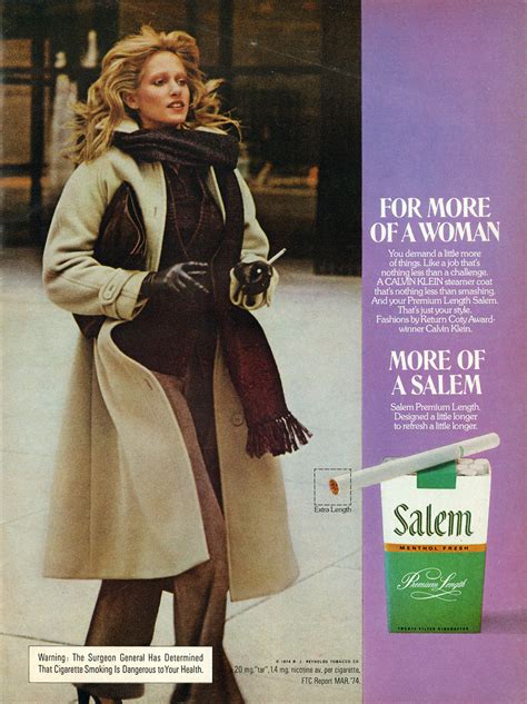 Salem Magazine Ads Talking Smoking Culture