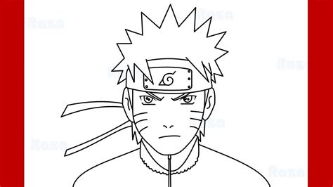 How To Draw Naruto Step By Step Drawing Youtube