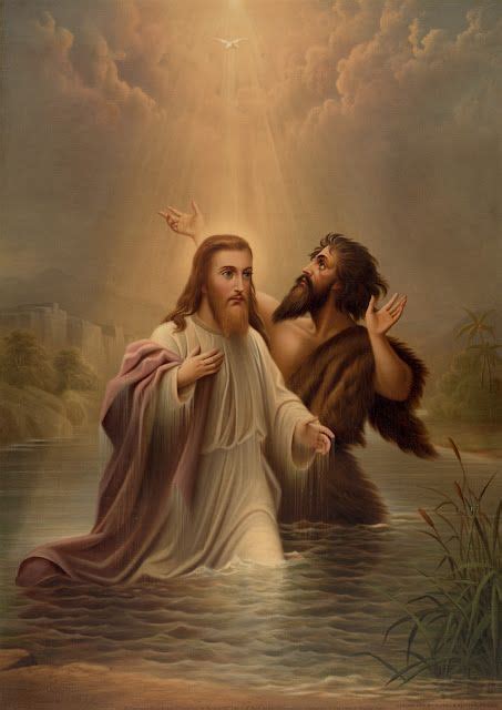 pinterest jesus baptised baptism of christ john the baptist