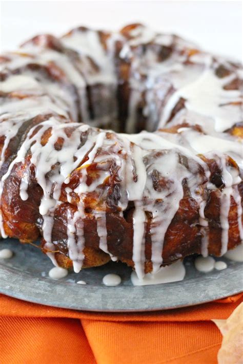 Easy Pumpkin Monkey Bread Love And Confections