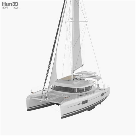 Lagoon 42 Catamaran 3d Model Ship On Hum3d