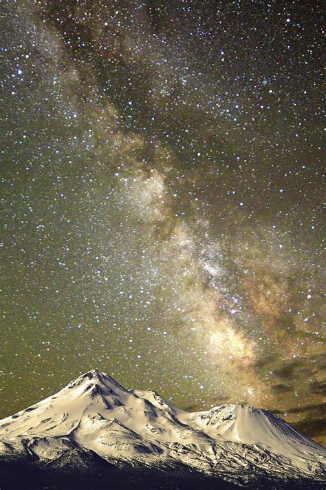 Milky Way At Mount Shasta Photograph By Surjanto Suradji