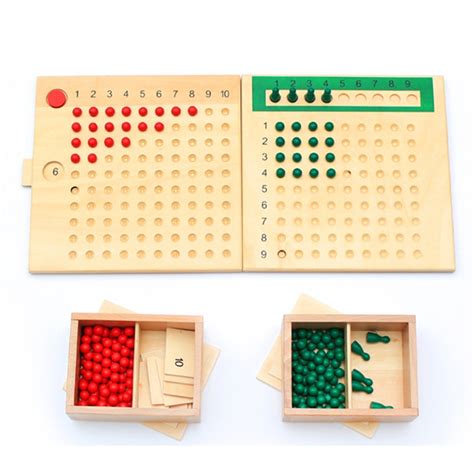 Montessori Teaching Aids Multiplication Board Divider