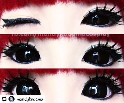 Kazzue Black Sclera Contacts Sabretoothblackoutblack With