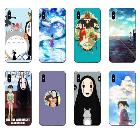 Japan Anime Totoro Spirited Away For Apple Iphone 11 X Xs Max Xr Pro Max 4 4s 5 5s Se 6 6s 7 8