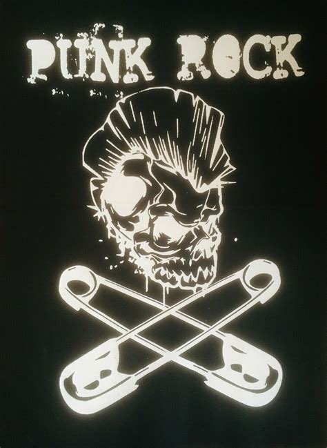 Punk Rock Big Back Patch Punk Skinhead Safety Pin Etsy