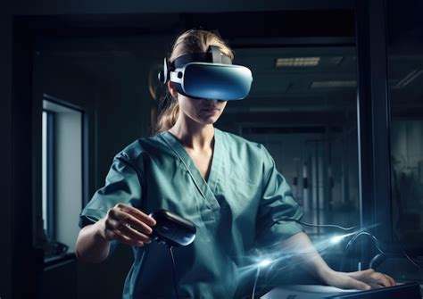 Premium Ai Image Virtual Reality Simulation For Medical Training