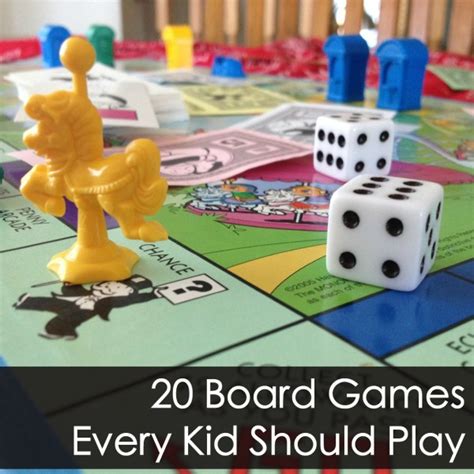 20 Board Games Every Kid Should Play Written Reality