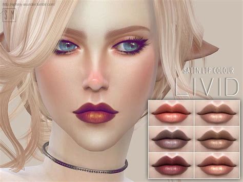 A Lovely Bright Set Of Lip Colour Found In Tsr Category Sims 4 Female