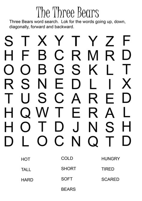 Free Printable Word Search Puzzles Adults Large Print Free Printable