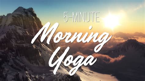5 Minute Morning Yoga Youtube
