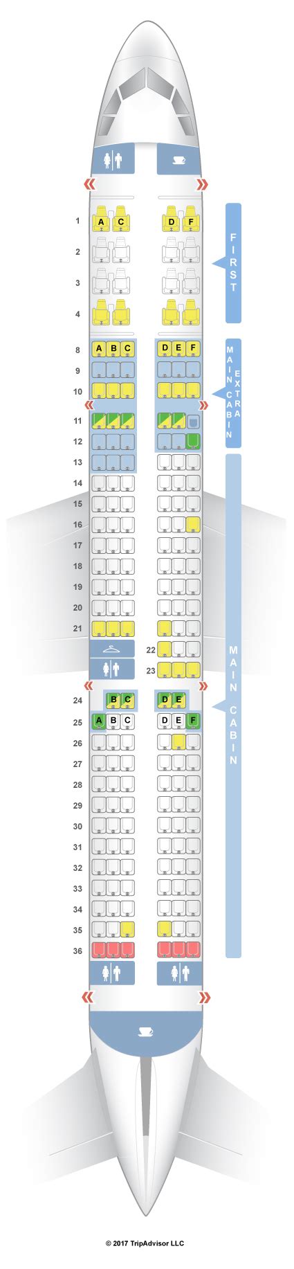 Seatguru Seat Map American Airlines Airbus A321 321 V2 Hot Sex Picture