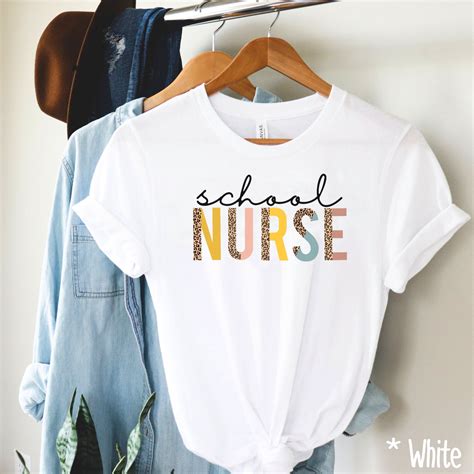 School Nurse Shirt Nurse Shirt School Nurse T Teacher Etsy Uk