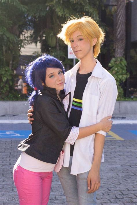 Marinette And Adrien Cosplay Miraculous Ladybug By Raissaarp