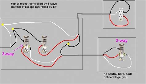 One Duplex Receptacle Split To Be Controlled By 2 Switches Electrical