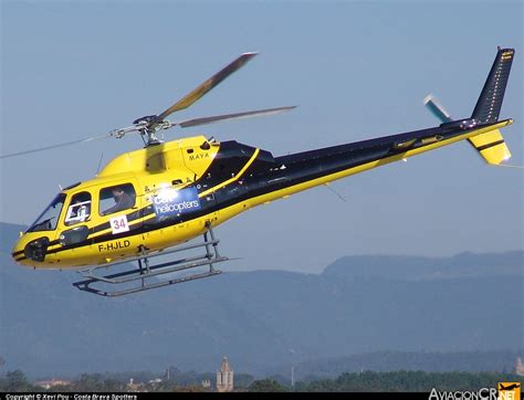 F Hjld Cat Helicopters Aerospatiale As 355f 2 Ecureuil 2