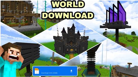 Survival World Tour Minecraft Download Link Mcpe Hindi Youtube