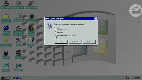 How To Delete Windows 98 Windows Folder Using Ms Dos Mode Youtube