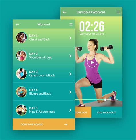 Fitness And Gym Mobile App Ui Ux And Website Design By Uikreative