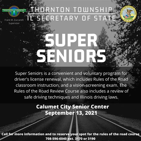 Secretary Of State Super Seniors Thornton Township