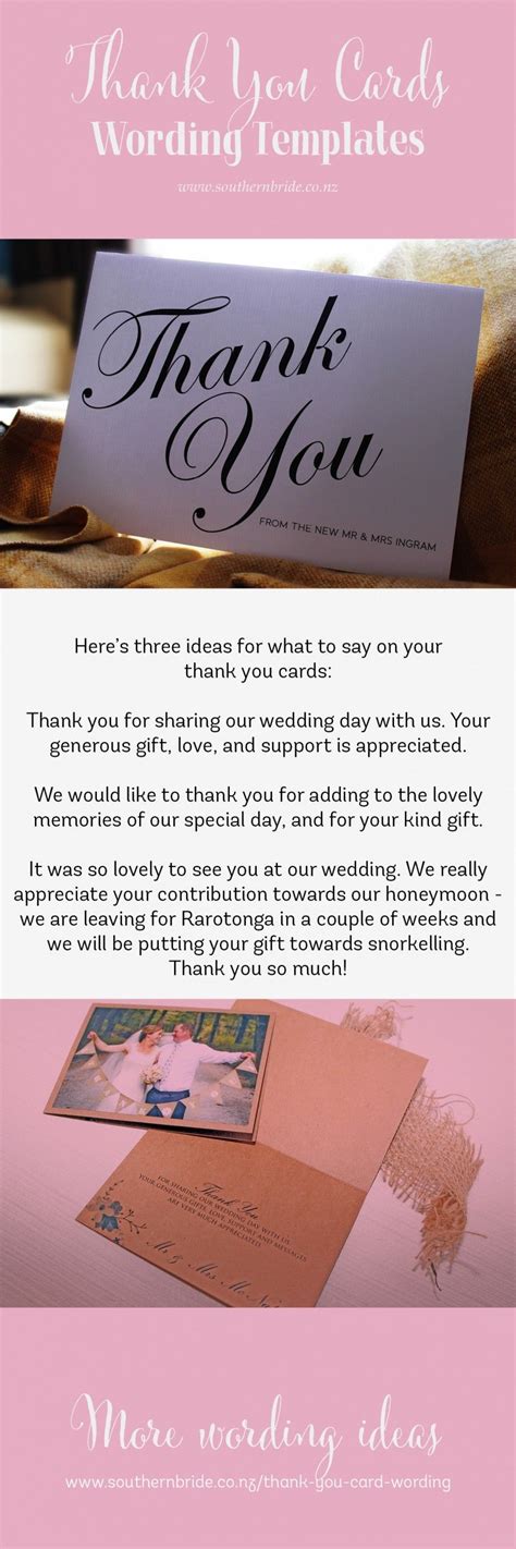 We did not find results for: 7 Thank You Card Wording Ideas + a template to make writing yours easy! | Weddings, Wedding and ...