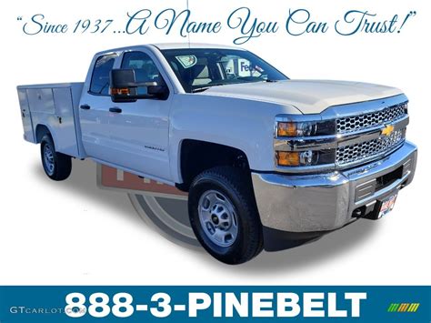 2019 Summit White Chevrolet Silverado 2500hd Work Truck Double Cab 4wd