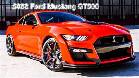 2022 Ford Mustang Shelby Gt500 In Code Orange Ford Mustang Shelby